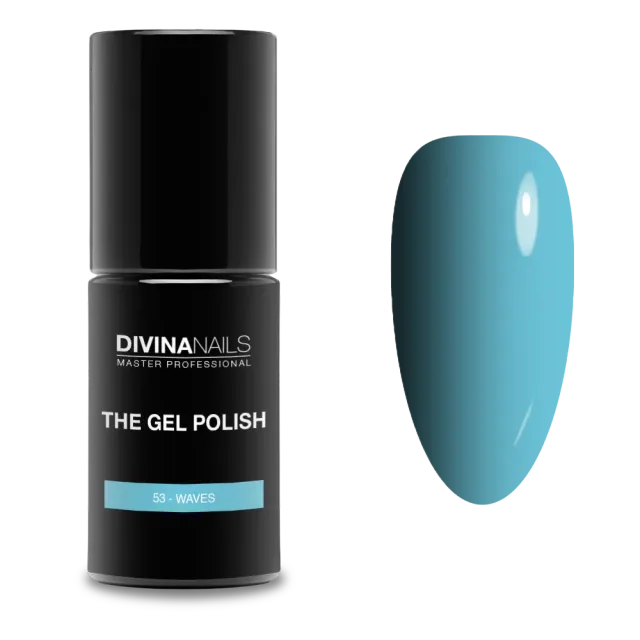 Diva Nails The Gel Polish 53 Waves semipermanente 8ml blu
