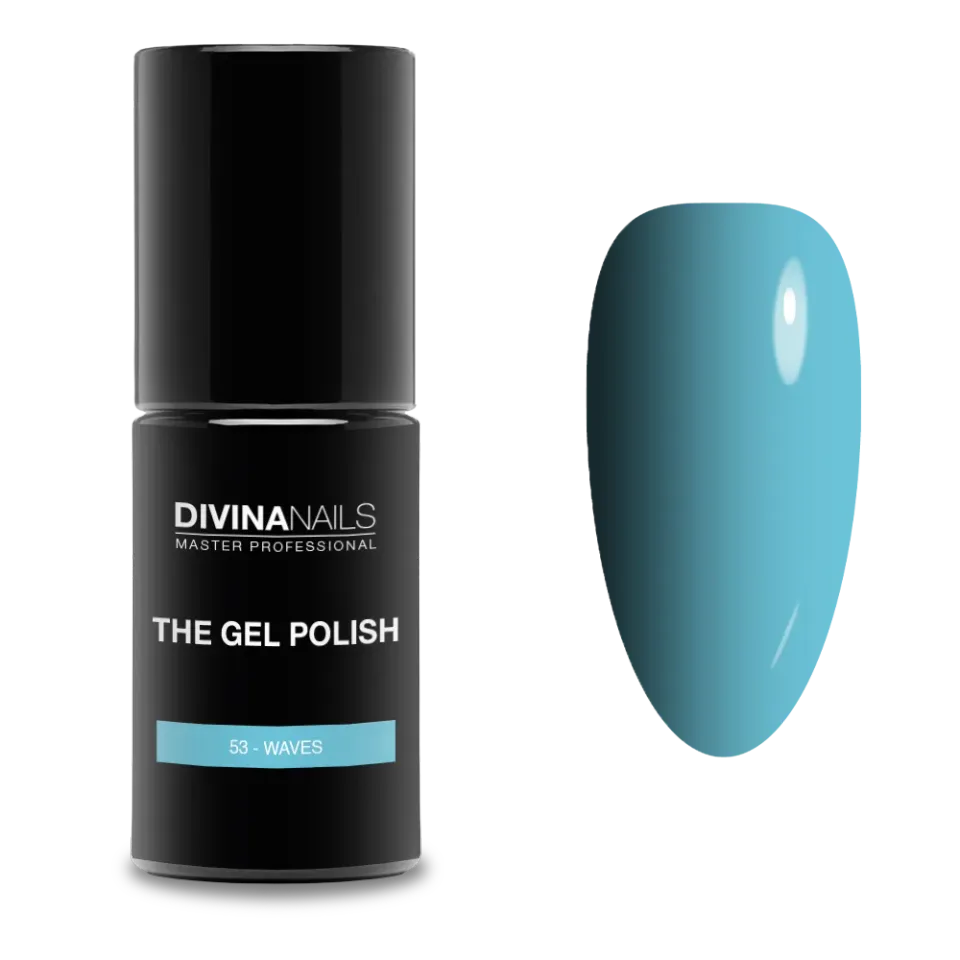 Diva Nails The Gel Polish 53 Waves semipermanente 8ml blu