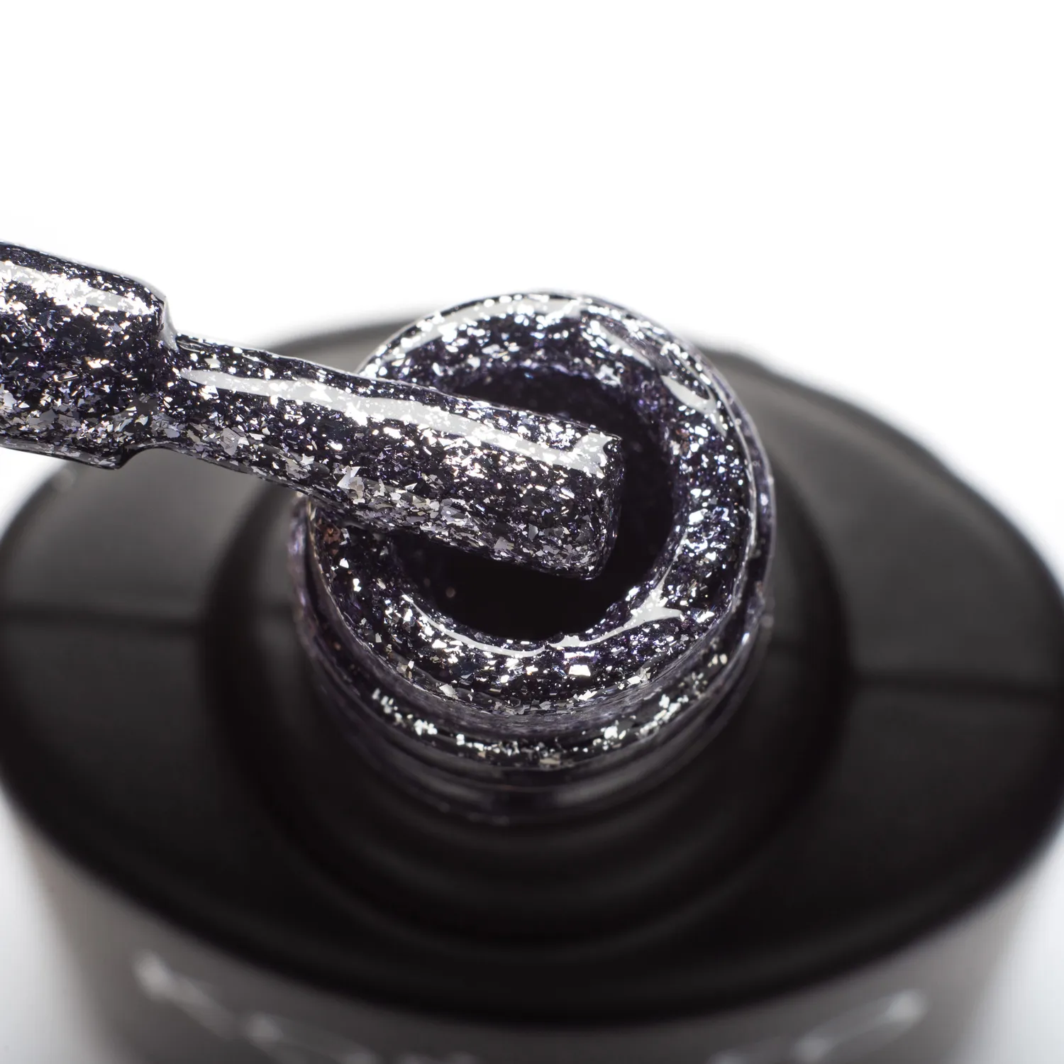 Komilfo Liquid Glam LGG002 gel glitter 8 ml argento