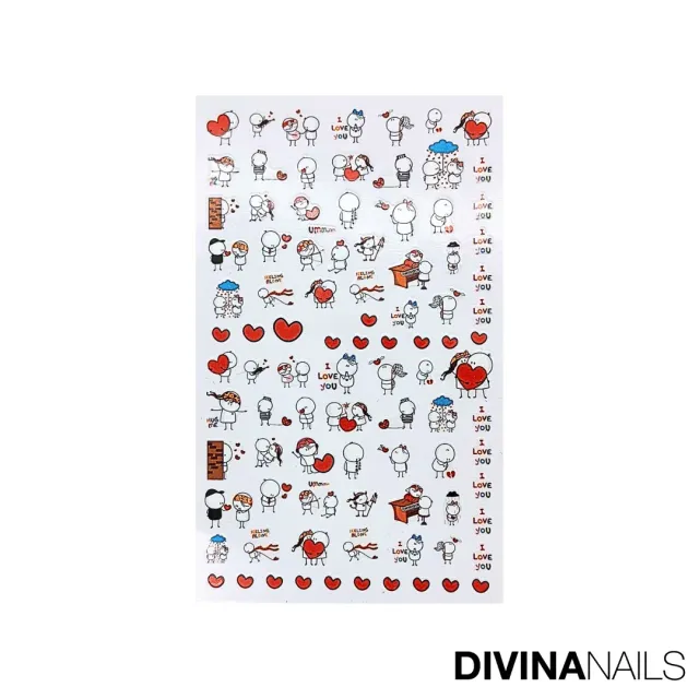 Diva Nails Stickers Poppy Love adesivi unghie