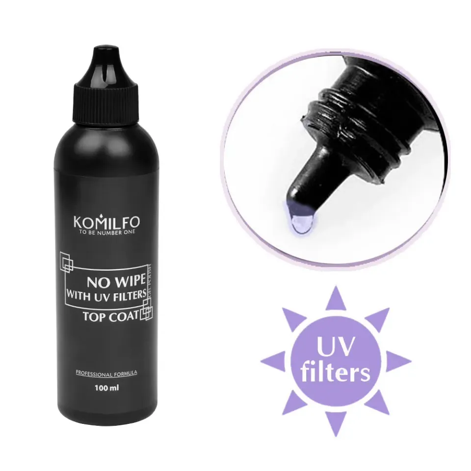 Komilfo No Wipe UV Top semipermanente 100 ml antIngiallimento