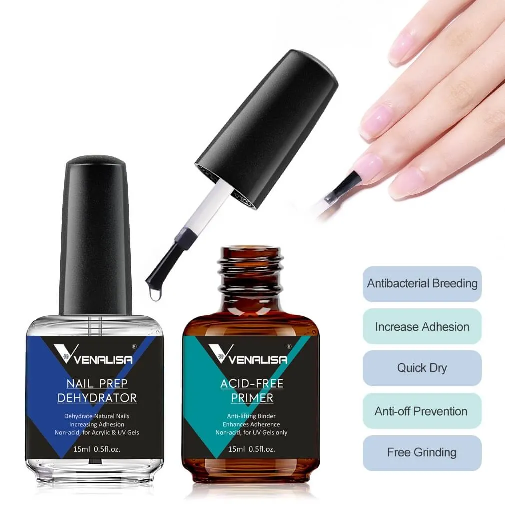 Venalisa Nail Prep kit dehydrator e primer 2 pezzi