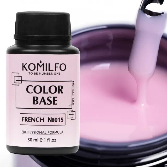 Komilfo Color Base French 015 base french 30 ml