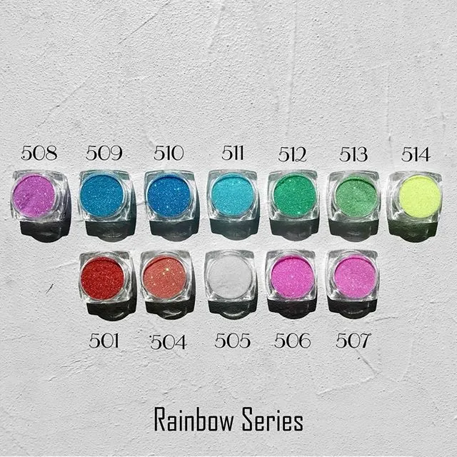 Komilfo Rainbow 504 glitter unghie 0,2mm 2,5g olografico