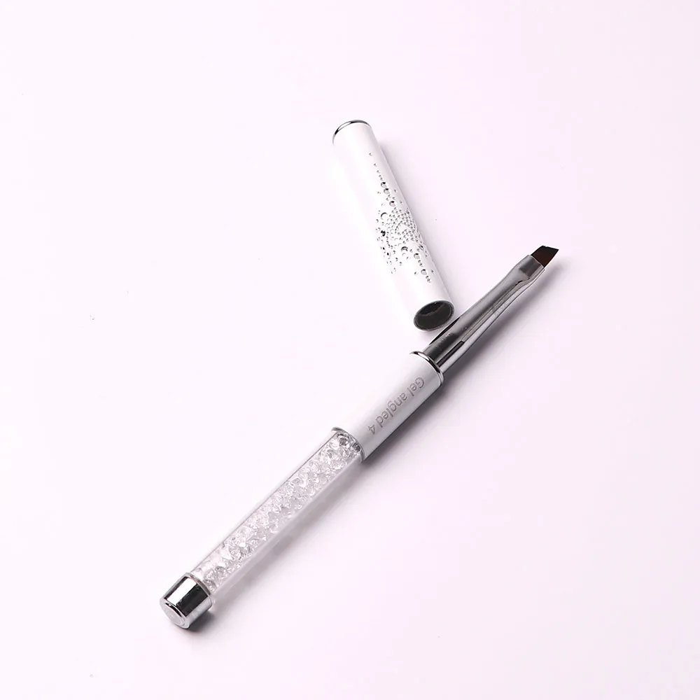 Komilfo Gel Angled 4 pennello unghie obliquo nylon