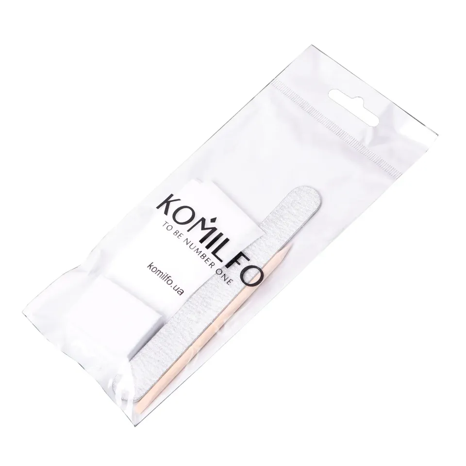 Komilfo Set N4 kit lima monouso manicure 4 pezzi
