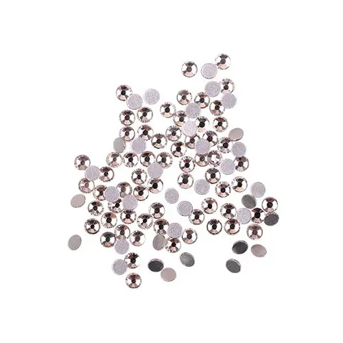 Komilfo Crystal strass unghie misura 6 100 pz brillanti