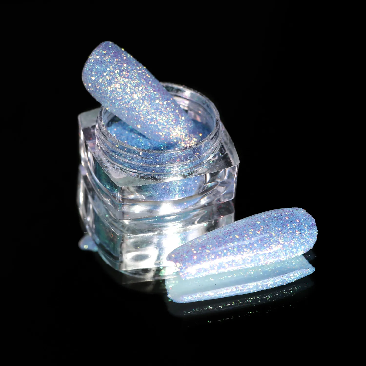 Komilfo Super Rainbow 606 glitter unghie 2,5 g olografico