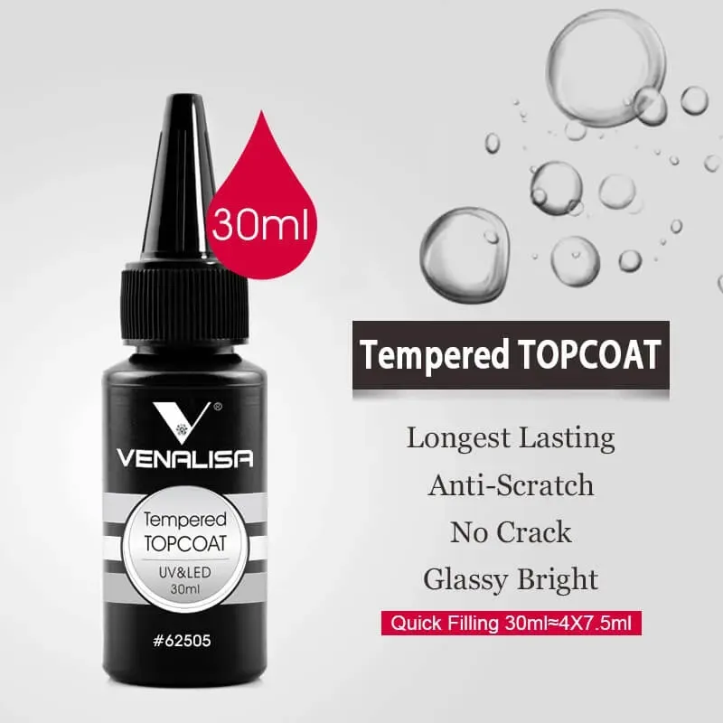Venalisa Tempered Top Coat top gel 30ml ricarica