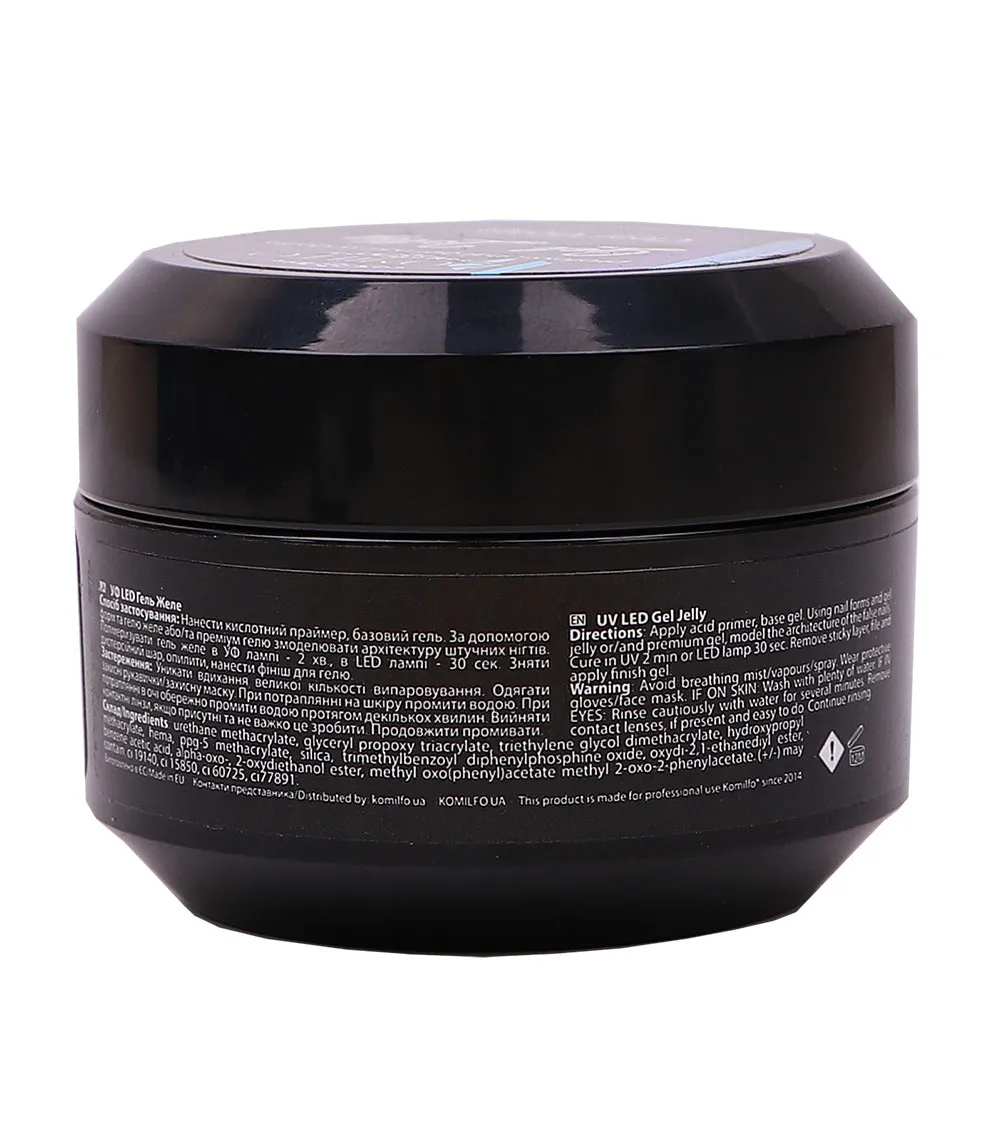 Komilfo Gel Jelly Clear Violet gel unghie 15 g lilla