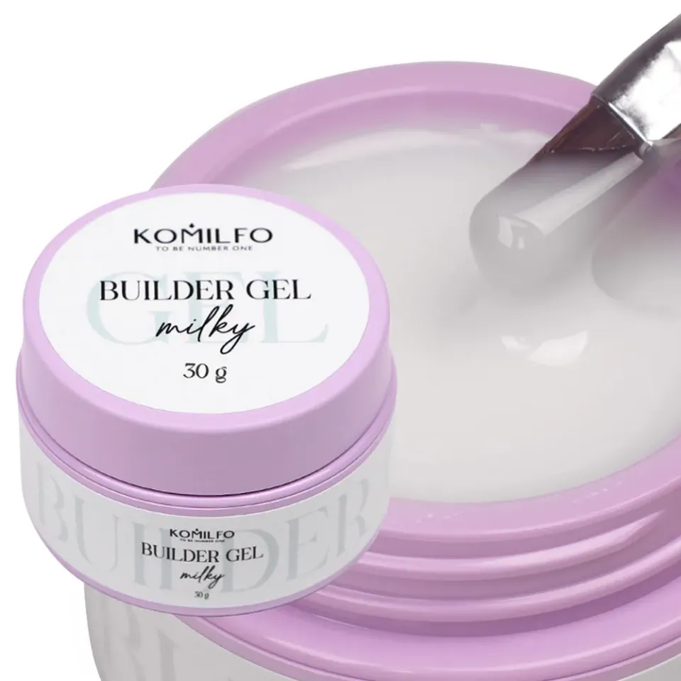 Komilfo Builder Gel Milky gel costruttore 30 g latte