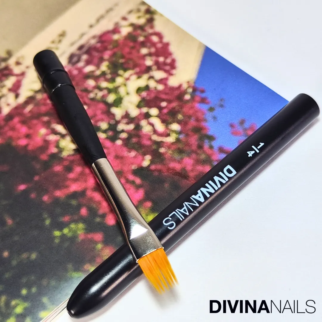 Diva Nails N983400 N. 1/4 pennello nail art sfumature sintetiche