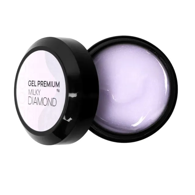 Komilfo Gel Premium Milky Diamond gel unghie latte 15 g