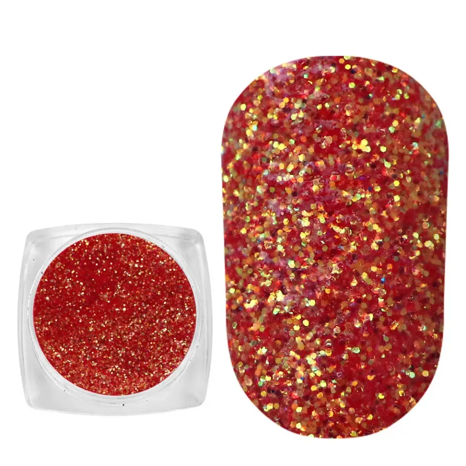 Komilfo Super Rainbow 605 glitter unghie 2,5 g olografico