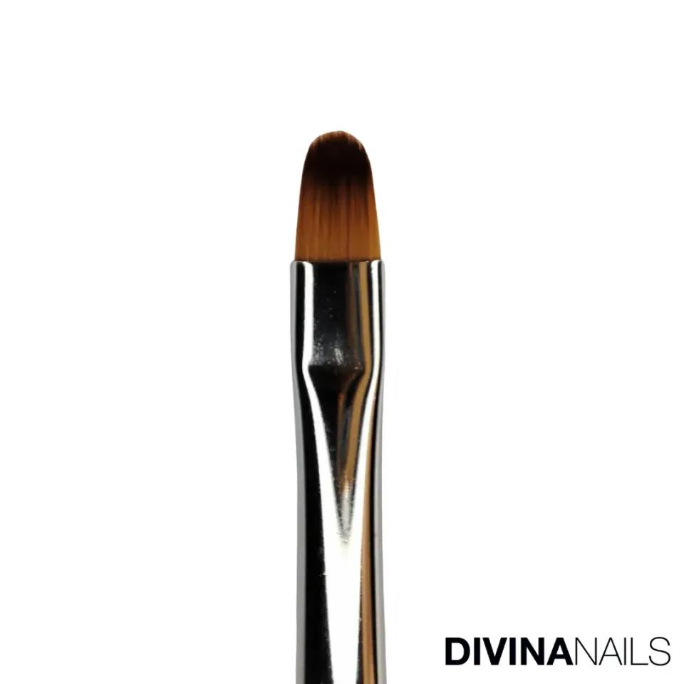 Diva Nails N.6 doppio pennello acrylgel ovale spatola