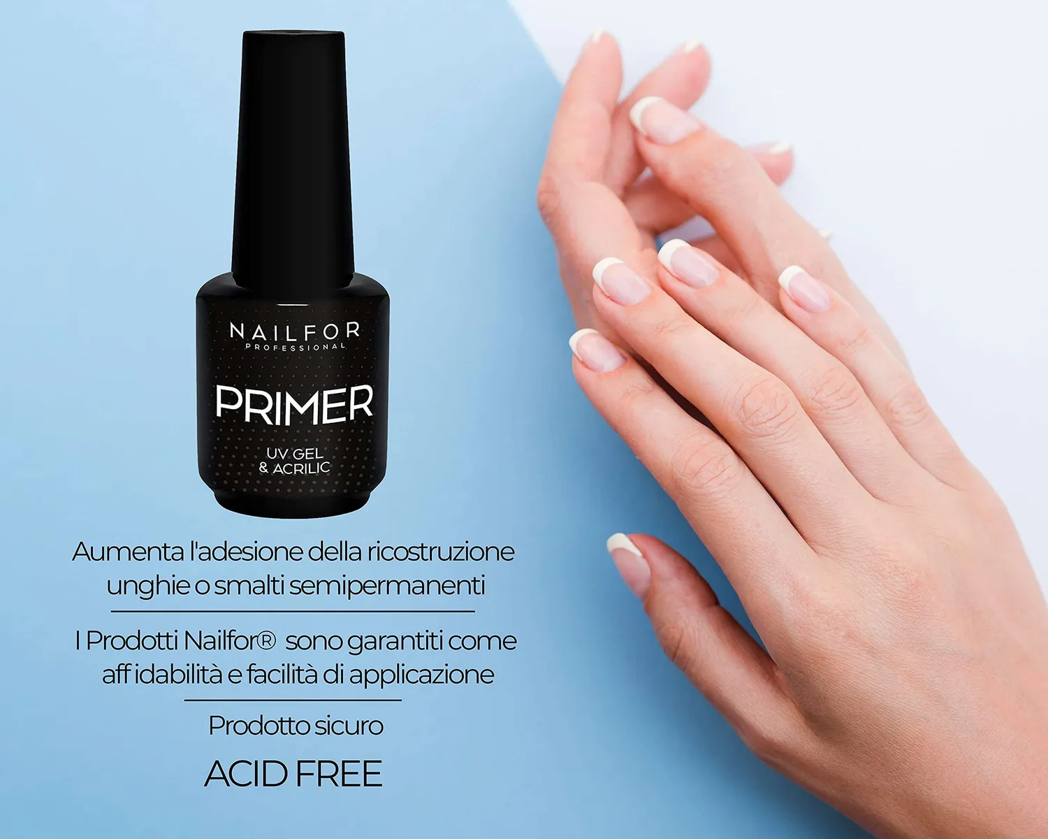 Nailfor Primer Acid Free primer unghie 15 ml acid free