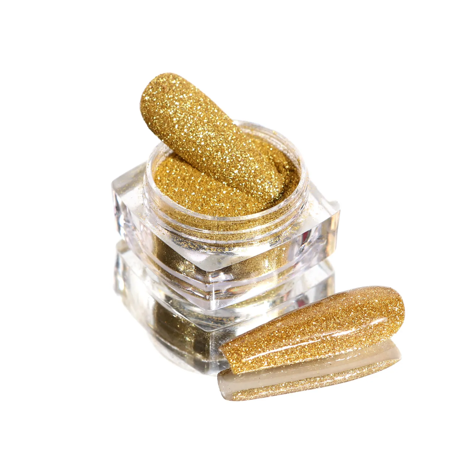 Komilfo Spangles 107 glitter unghie oro 2,5 g