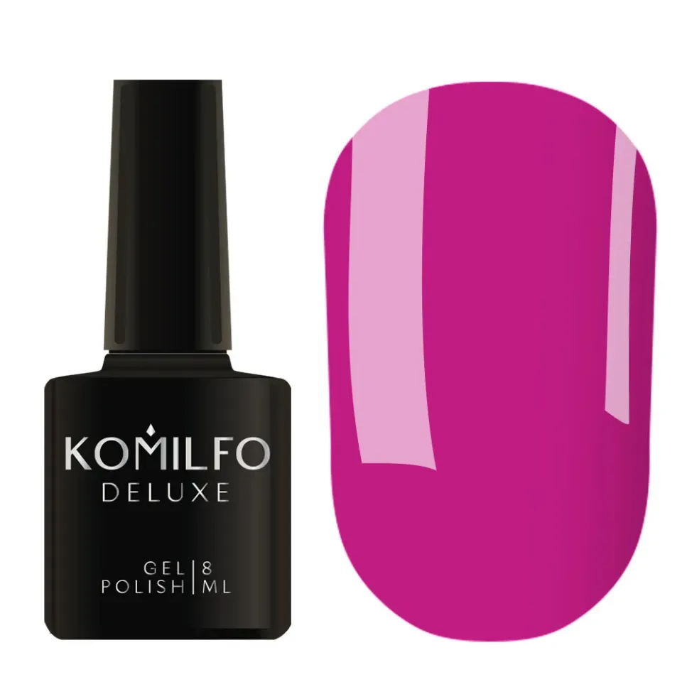 Komilfo Deluxe Series D049 smalto semipermanente rosa magenta 8 ml coprente