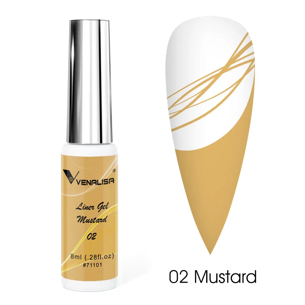 Venalisa Liner Gel smalto gel 8ml nail art coprente