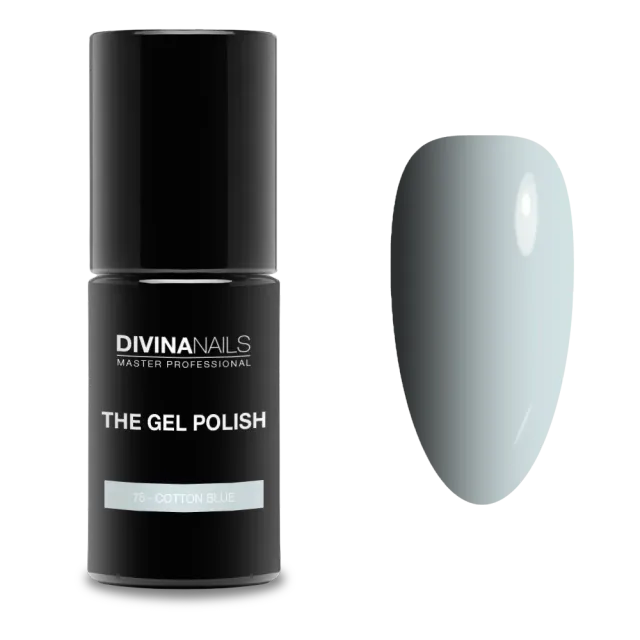 Diva Nails The Gel Polish 75 Cotton Blue semipermanente 8ml blu
