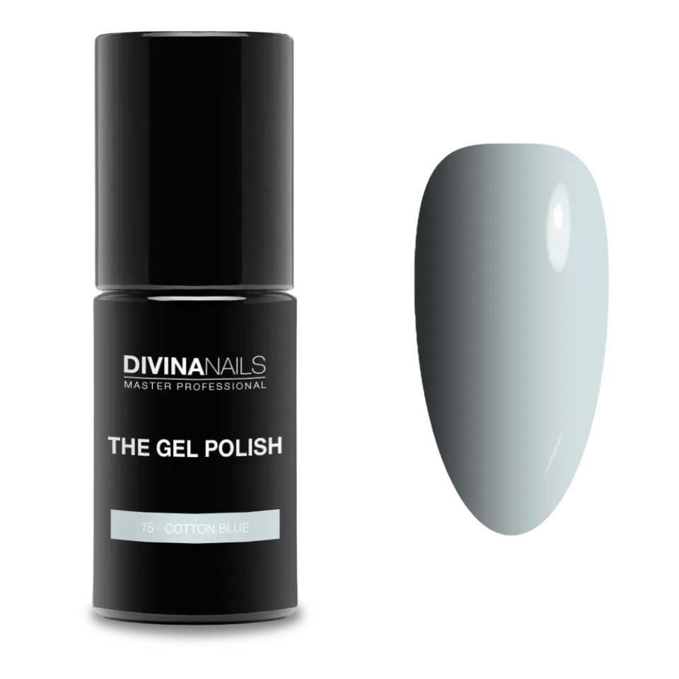 Diva Nails The Gel Polish 75 Cotton Blue semipermanente 8ml blu