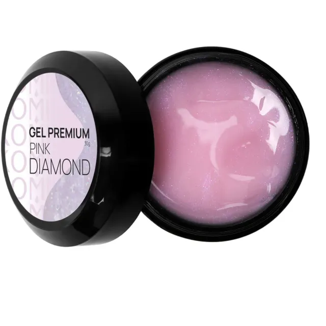 Komilfo Gel Premium Pink Diamond gel 30 g coprente