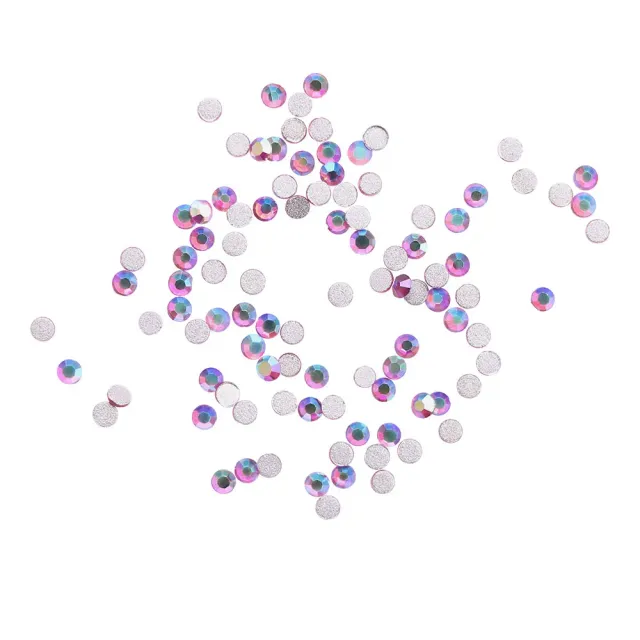 Komilfo Strass Unghie Rose AB Misura 4 100 pz