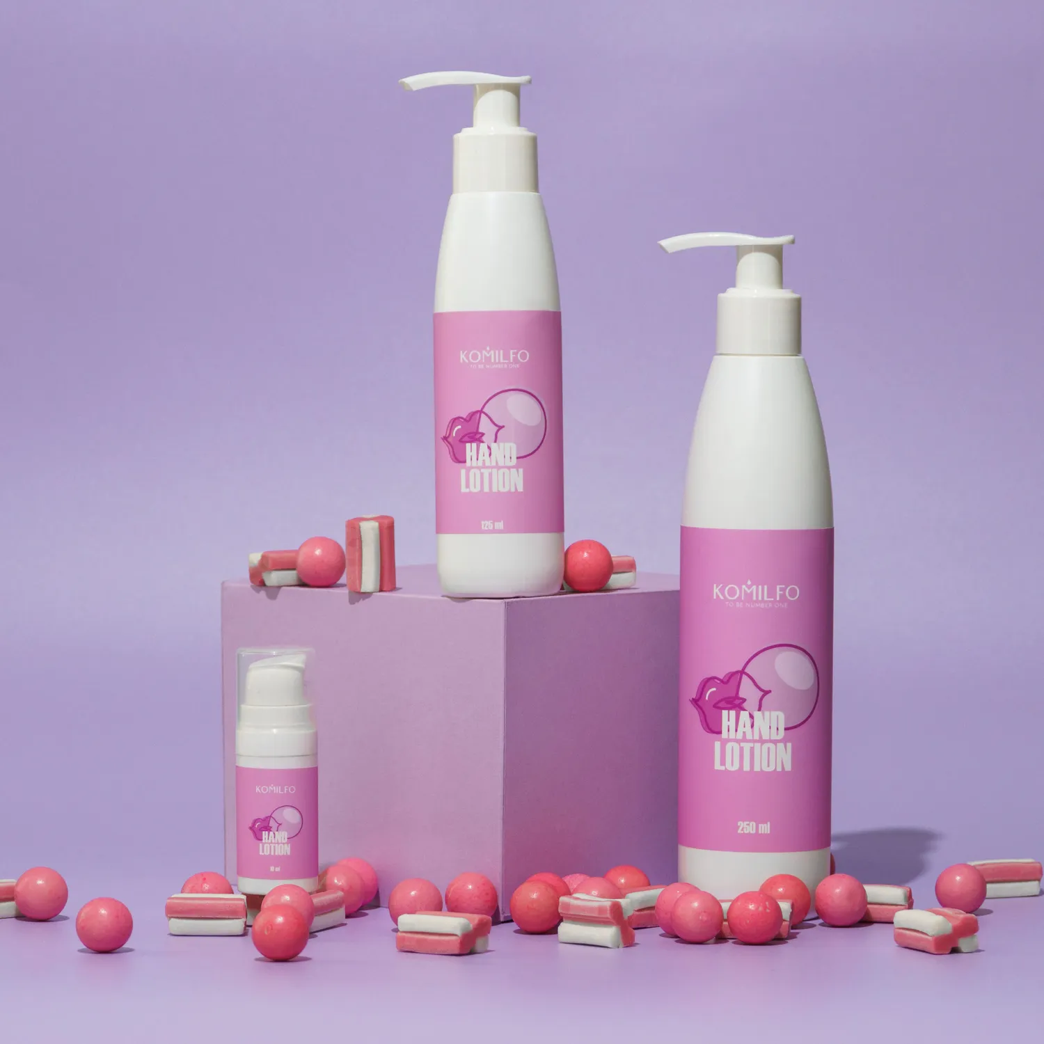 Komilfo Bubble Gum lozione mani 125 ml pantenolo
