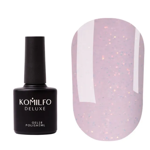 Komilfo Moon Crush Base 104 base glitter 8 ml rosa