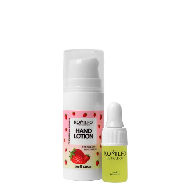Komilfo Gift lozione mani 10 ml + olio cuticole 2 ml