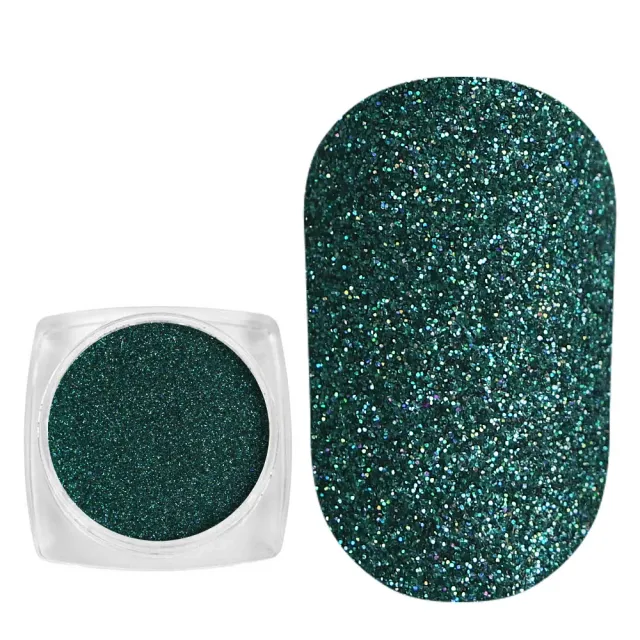 Komilfo Spangles 010 glitter unghie verde olografico 2,5 g