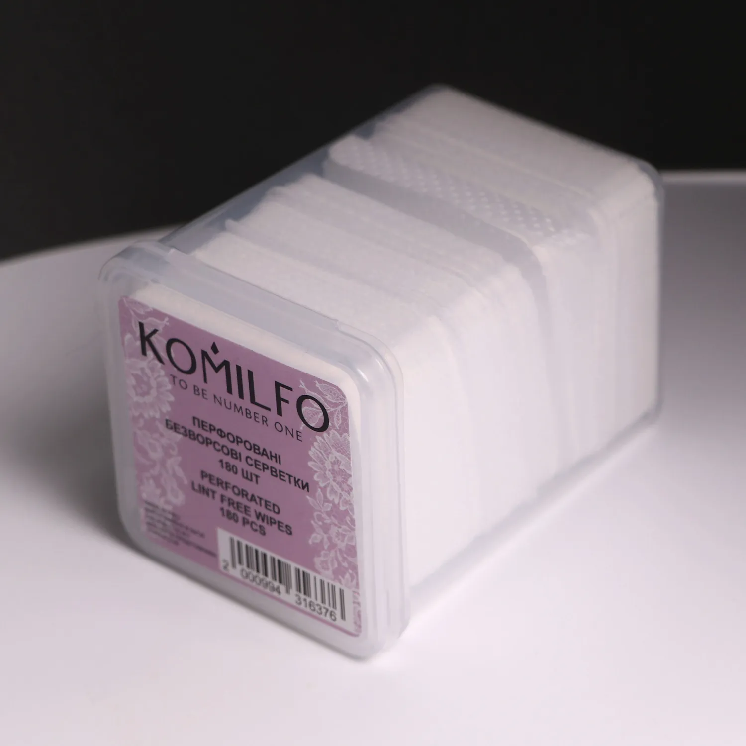 Komilfo salviette perforate lint-free box 180 pz