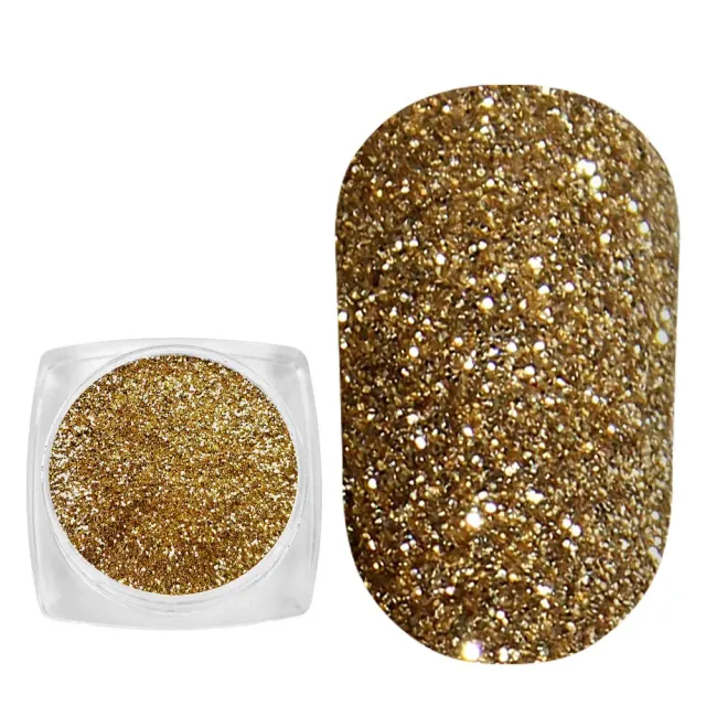 Komilfo Spangles 109D glitter unghie oro chiaro 0,15 mm 2,5 g