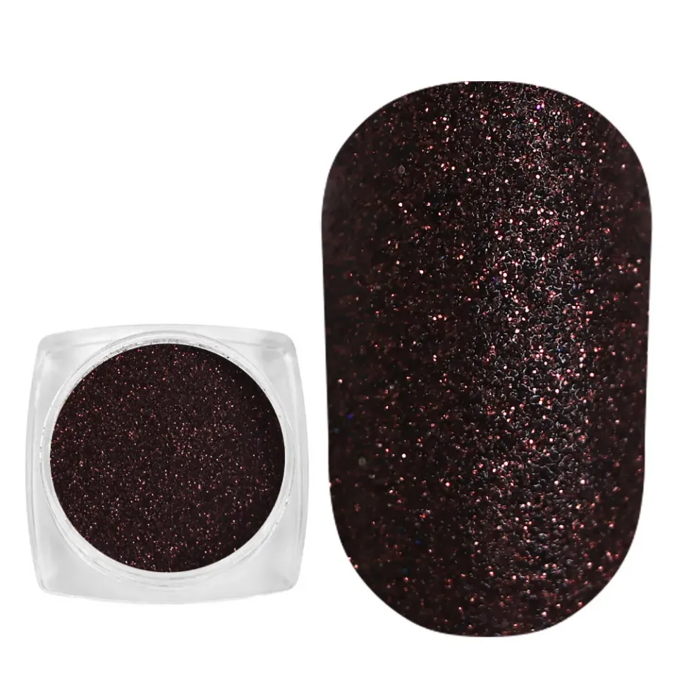 Komilfo Spangles 062 glitter unghie 2,5 g marrone