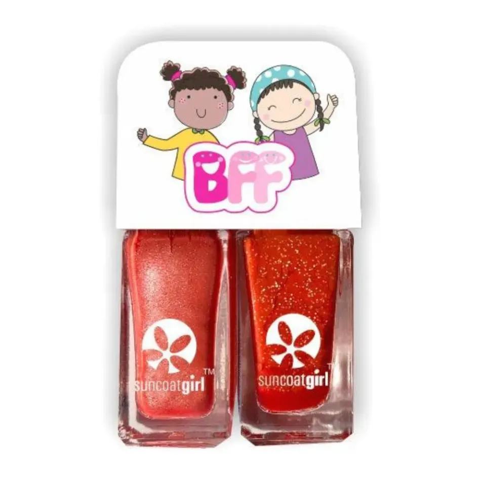 Suncoatgirl Cuties duo smalti bimbi 2x5 ml arancio rosso