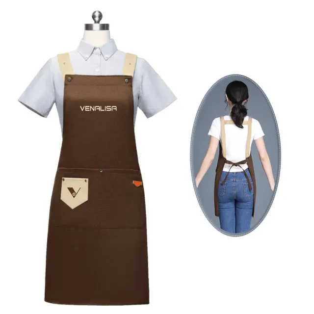 Venalisa Stylish Apron grembiule marrone