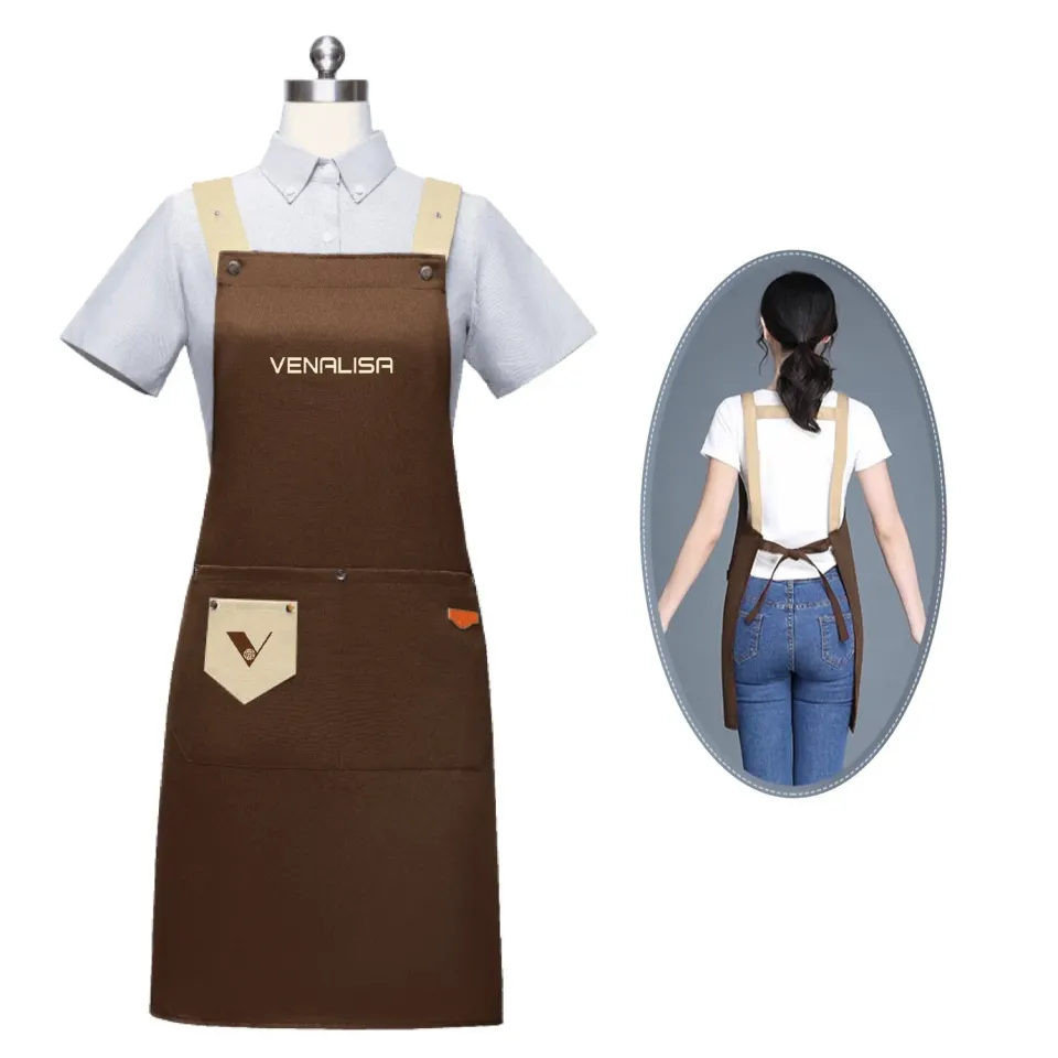 Venalisa Stylish Apron grembiule marrone