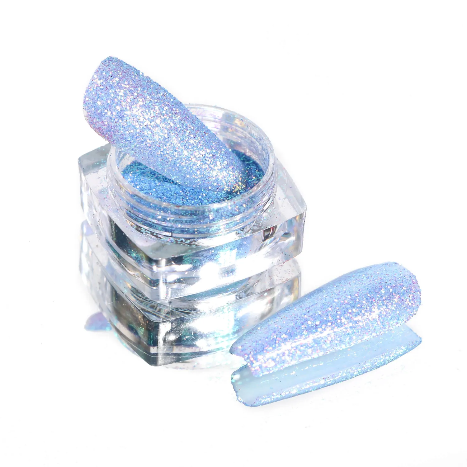 Komilfo Super Rainbow 606 glitter unghie 2,5 g olografico