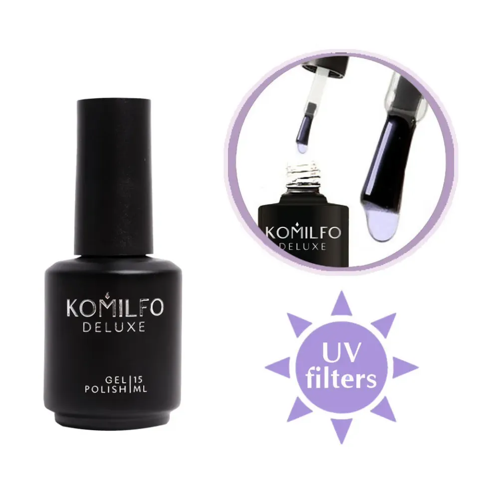 Komilfo No Wipe UV Top 15 ml antigiallo