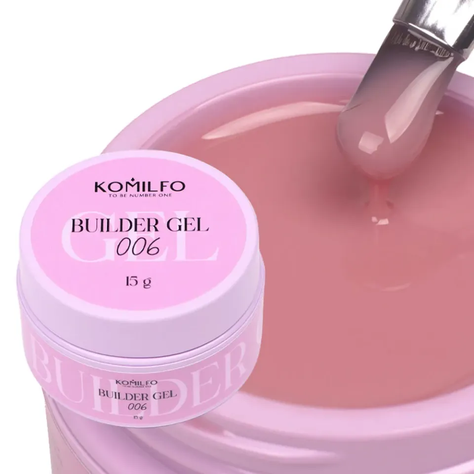 Komilfo Builder Gel 006 gel unghie 15 g autolivellante