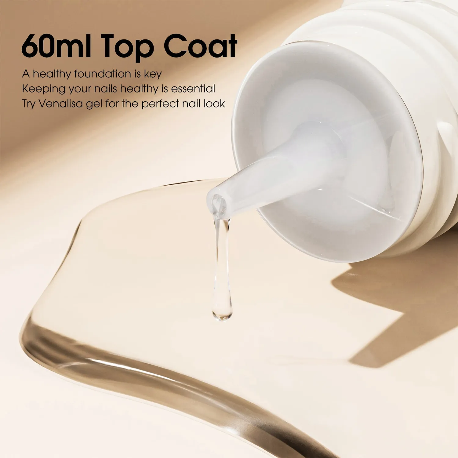 Venalisa Top Coat Gel Refill 60ml Lucido Hema TPO Free