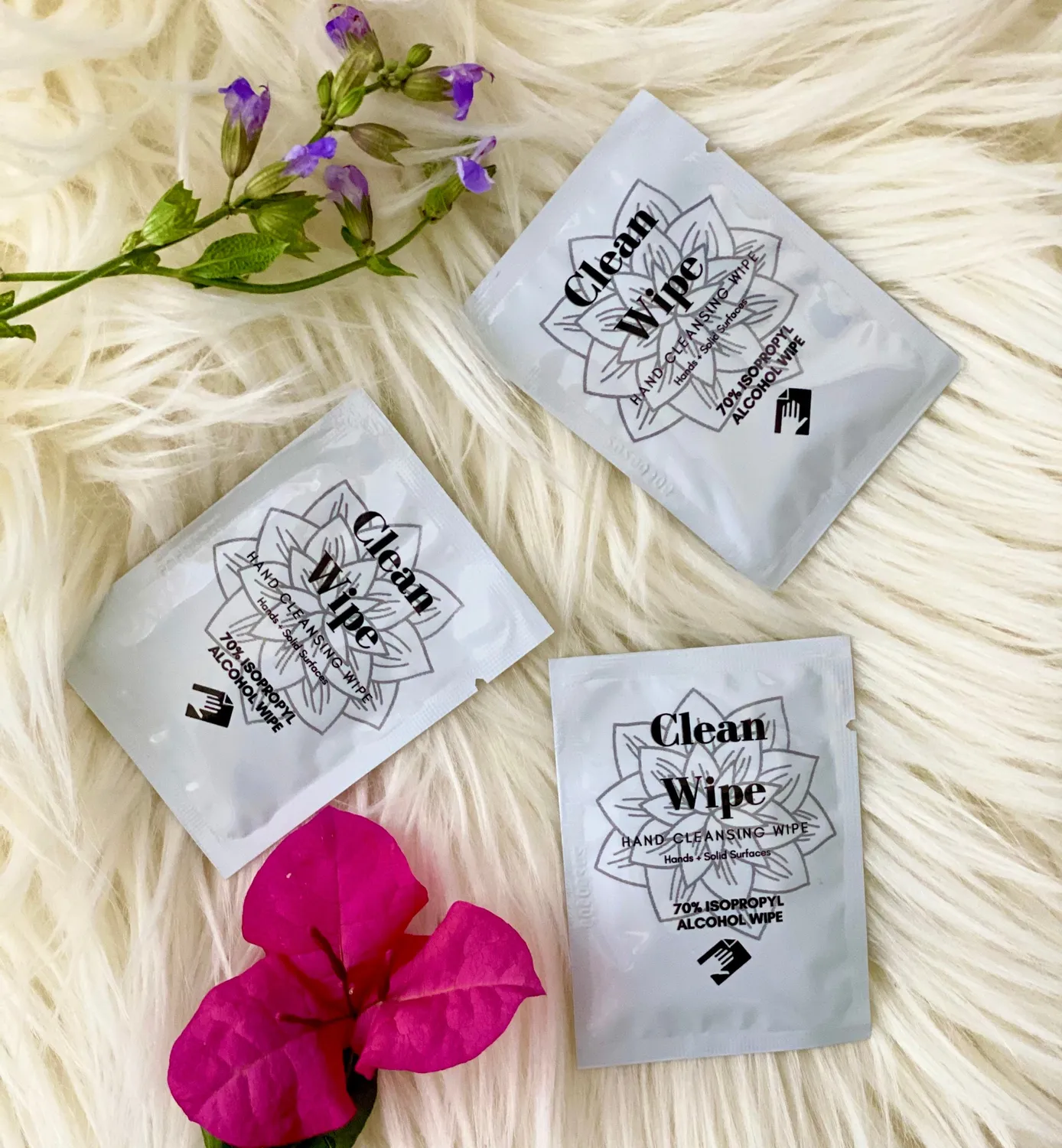 Lauren B Beauty salviette mani e unghie alcol 10 pezzi