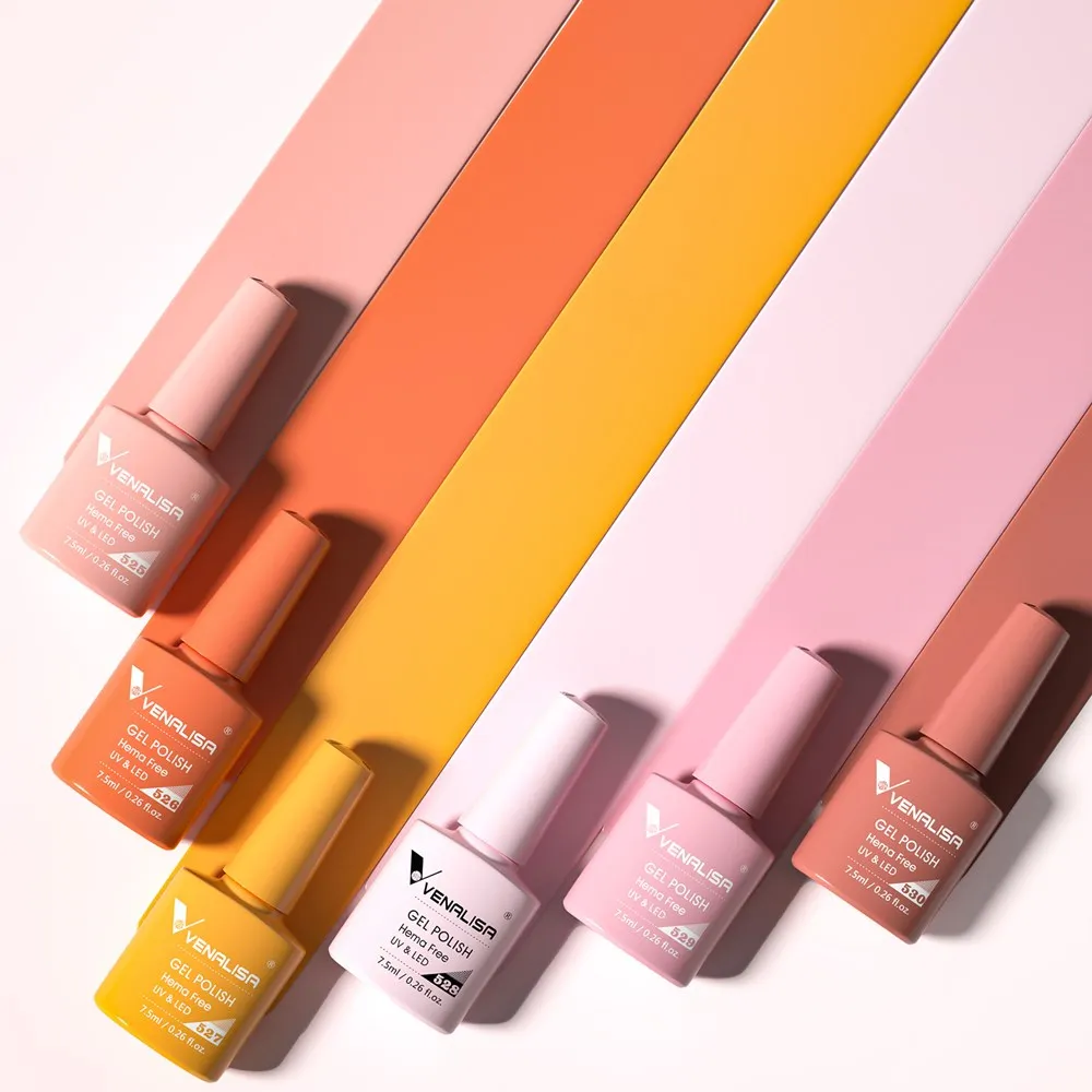 Venalisa Sunset Glow smalti semipermanenti 6x7,5ml HEMA free