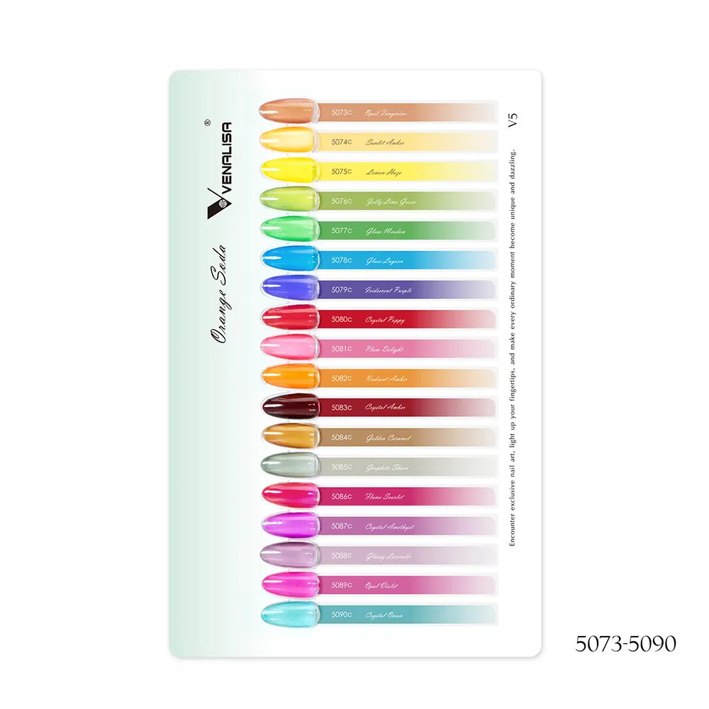 Venalisa V5 kit smalto gel 22pz sheer traslucido