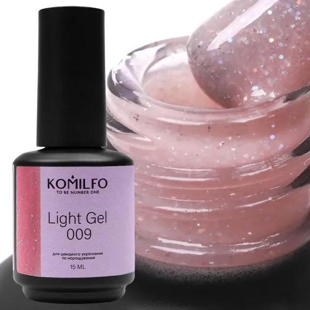 Komilfo Light Gel 009 gel liquido 15 ml rinforzante