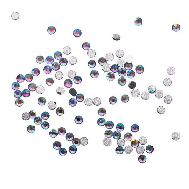 Komilfo Strass Bk.Diamond AB decorazioni unghie misura 4 100 pz
