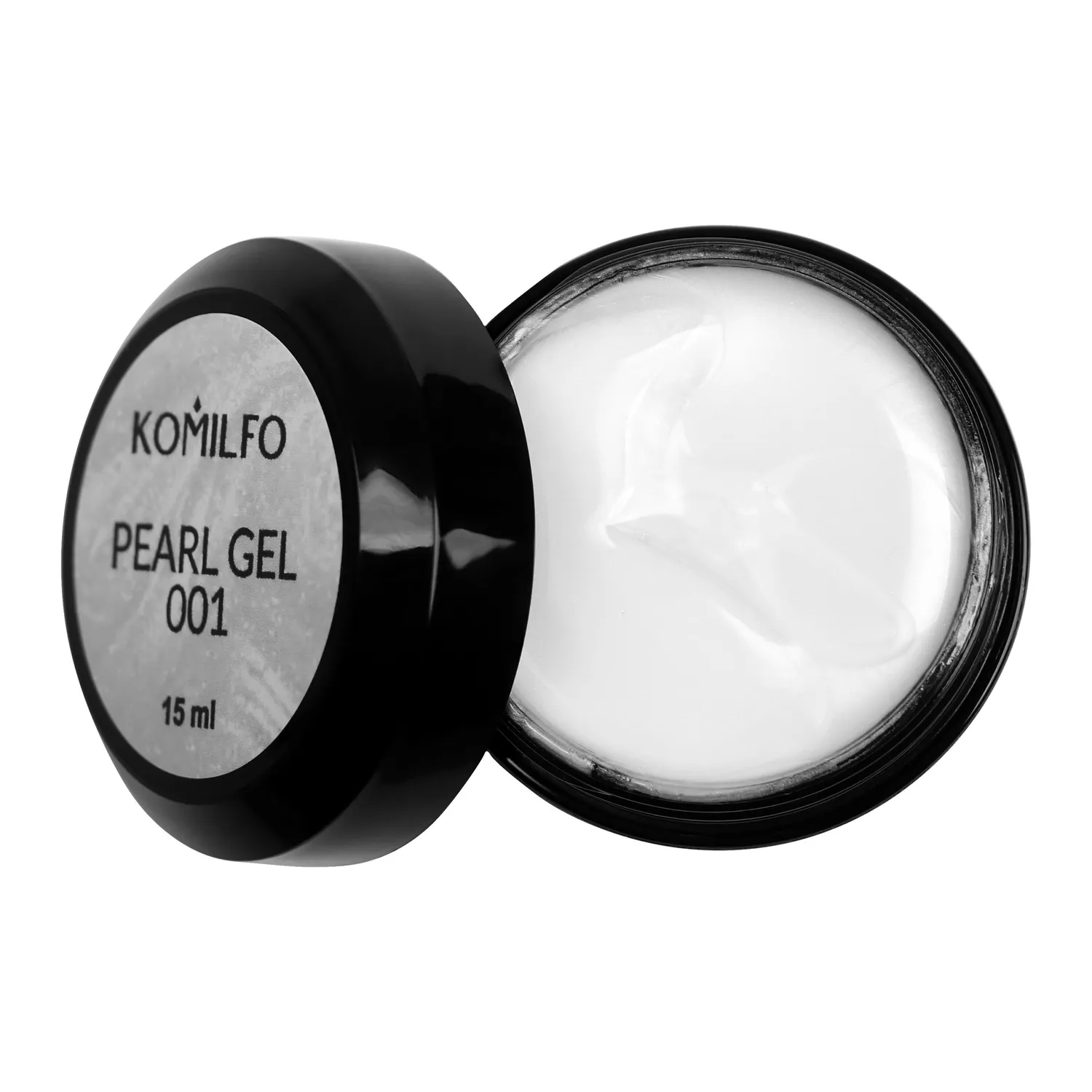 Komilfo Pearl Gel 001 gel unghie 15 ml effetto perla