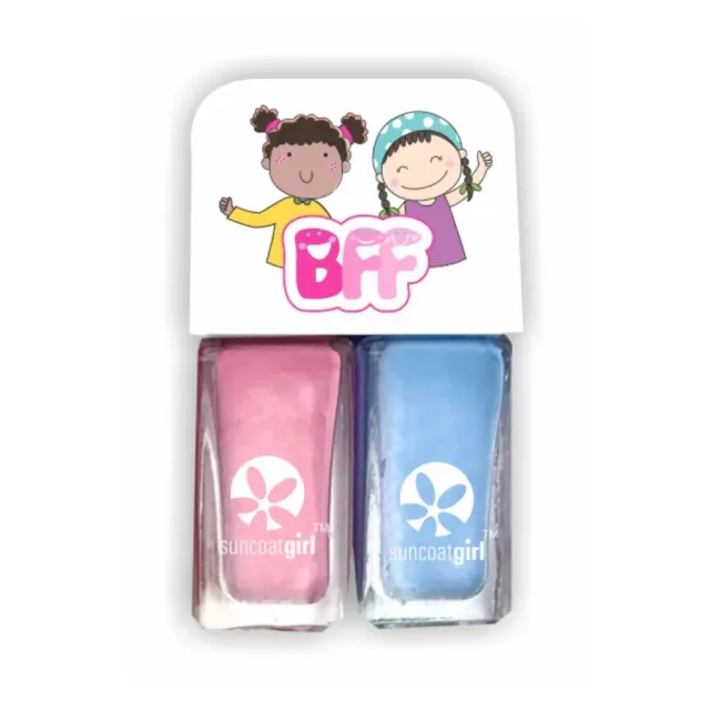 Suncoatgirl Pretties smalto duo 2x5 ml rosa azzurro