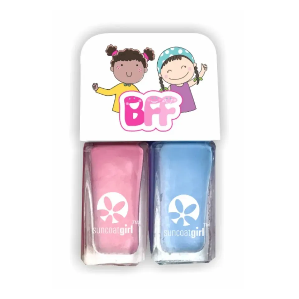 Suncoatgirl Pretties smalto duo 2x5 ml rosa azzurro