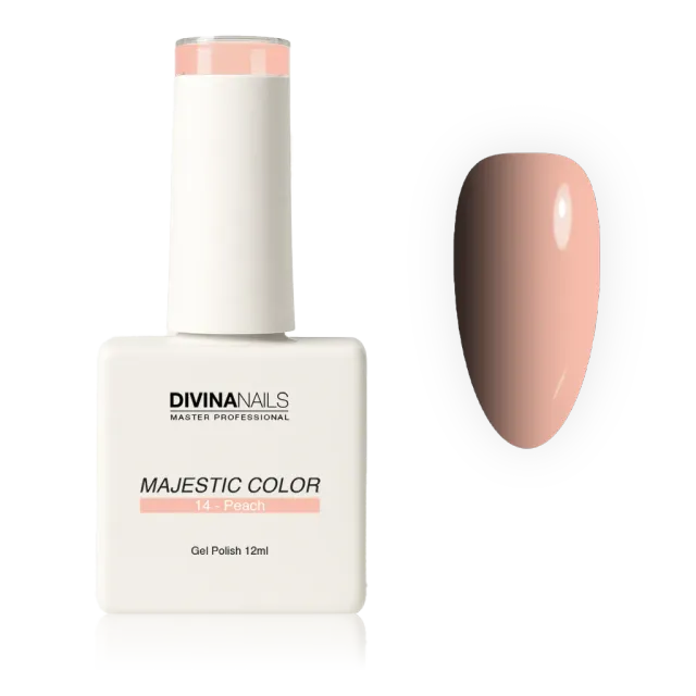 Diva Nails Majestic Color 14 Peach Smalto 12ml Rosa